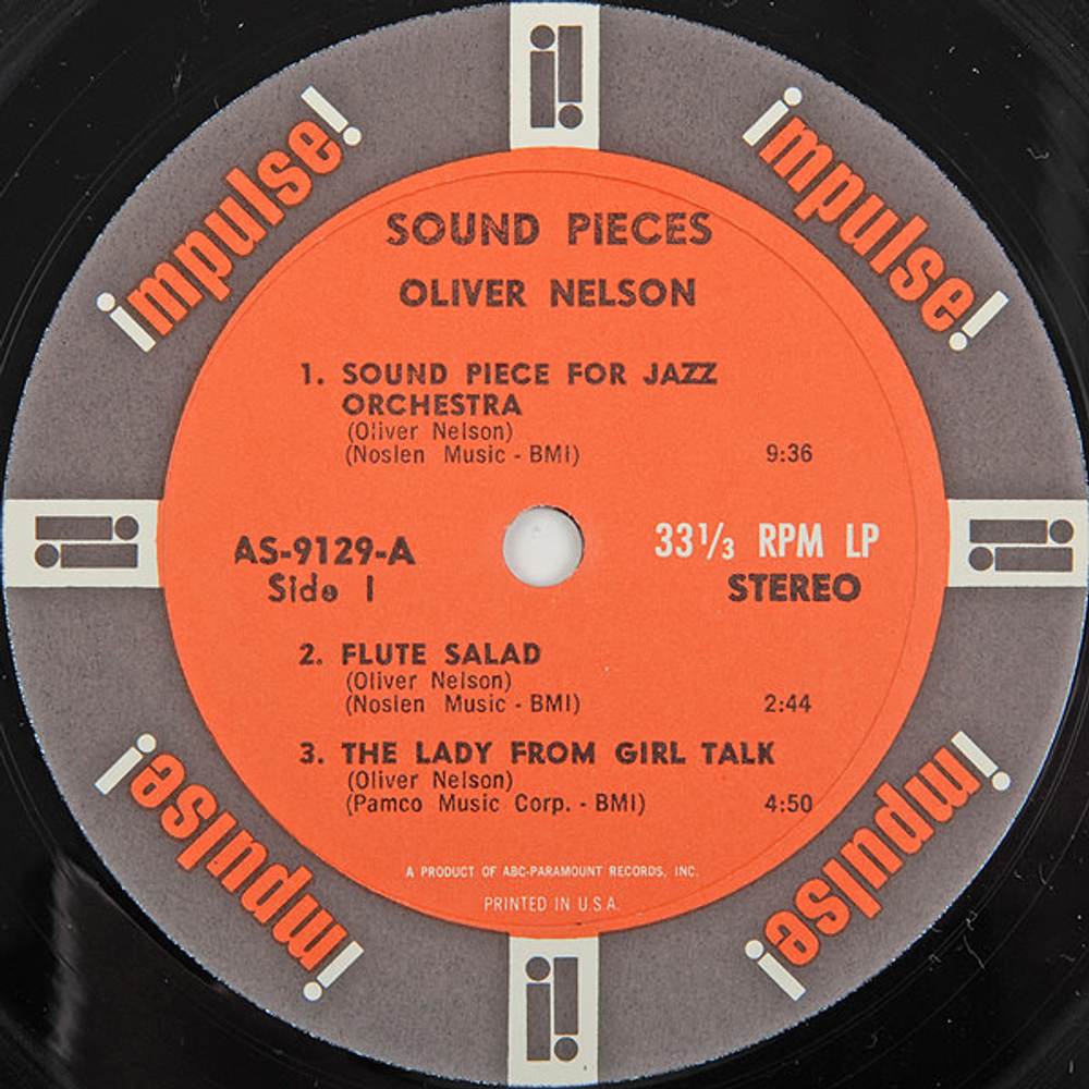Oliver Nelson - Sound Pieces - US OG Impulse Stereo