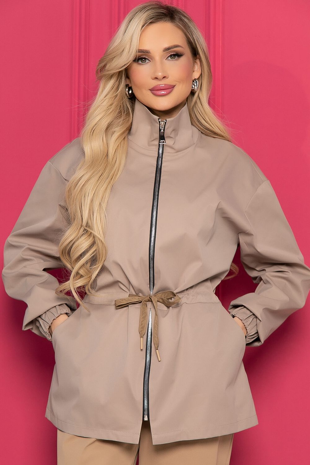 Ветровка "Весенний дождь" (беж) Б8518 LT Collection (Акция)