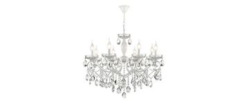 Подвесная люстра 8*E14 8189/8 белый Snow Lumion