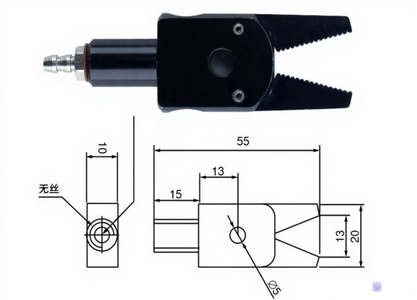 mini-D J1060D – Мини захват литника