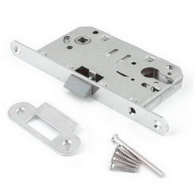 Замок с пластиковой защелкой Апекс 5300-Р-CR под цилиндр хром