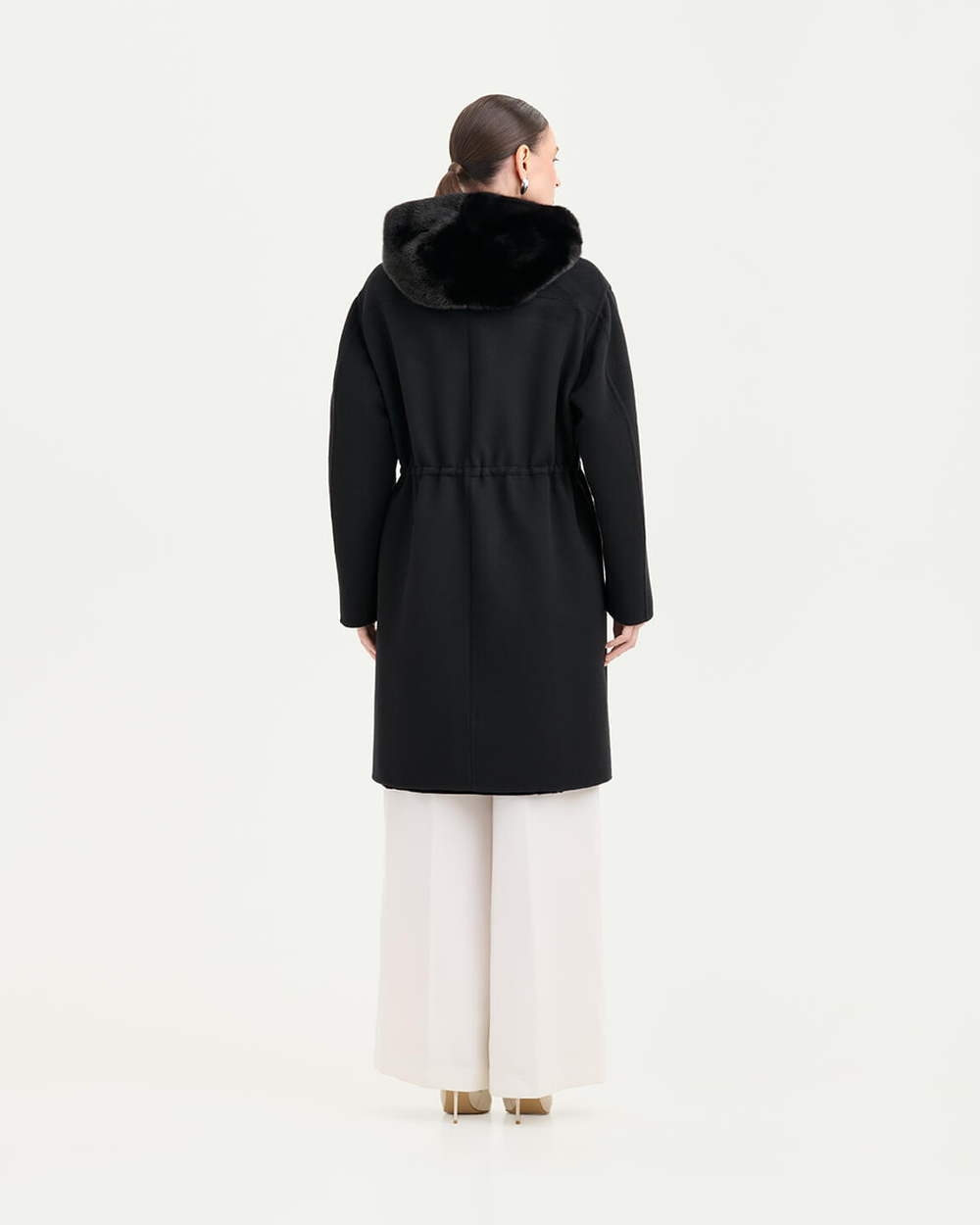 Двухсторонняя парка из стриженной норки