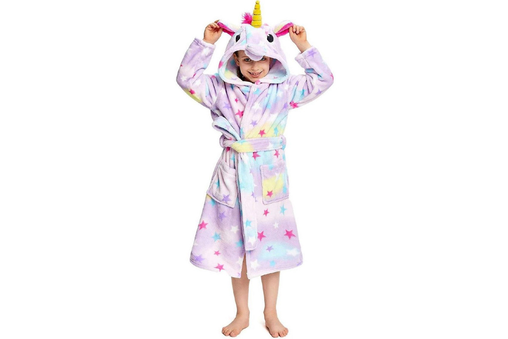 Халат Кигуруми для детей FunFur Единорог Пегас Звездный L