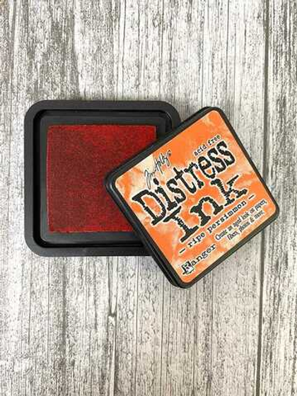 Distress Ink Pad. Ripe Persimmon