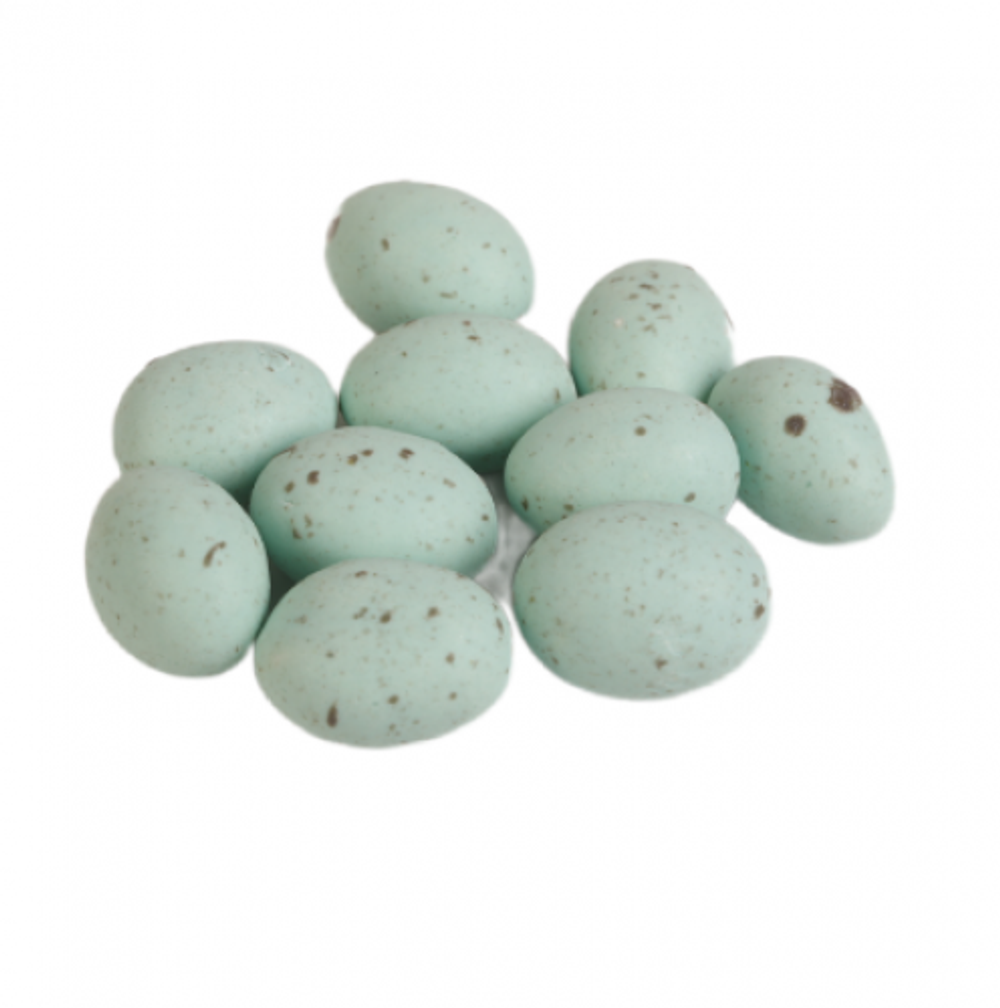 Драже рисовое Яйца (бирюзовые матовые в крапинку), 50 гр