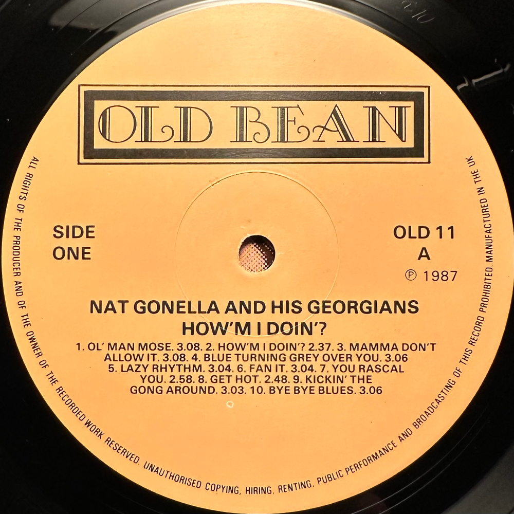 Nat Gonella & His Georgians - How'm I Doin'? (Англия 1987г.)