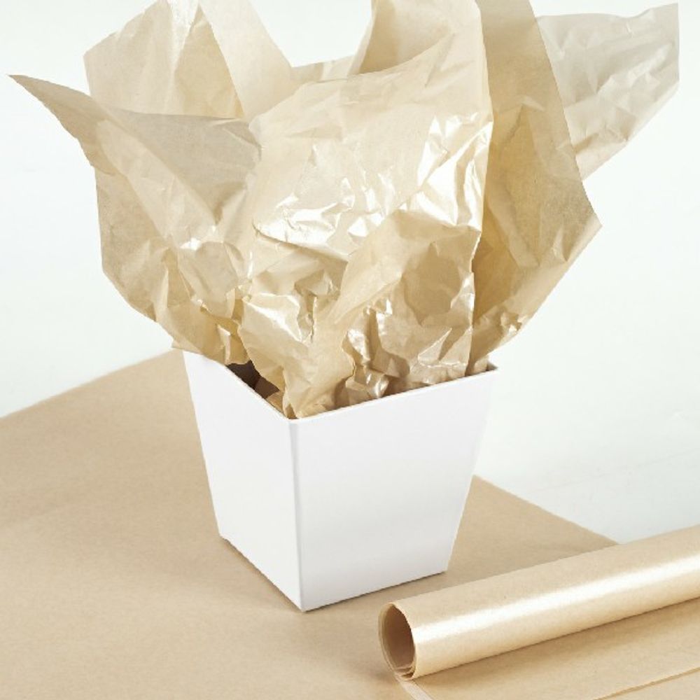 Бумага тишью Влагостойкая "Перламутр" 48*68см Капучино (20л)