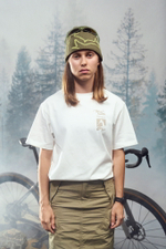 Футболка Nothomme Blue Retro Mountain Print Coolmax Pro T-Shirt "Original White"