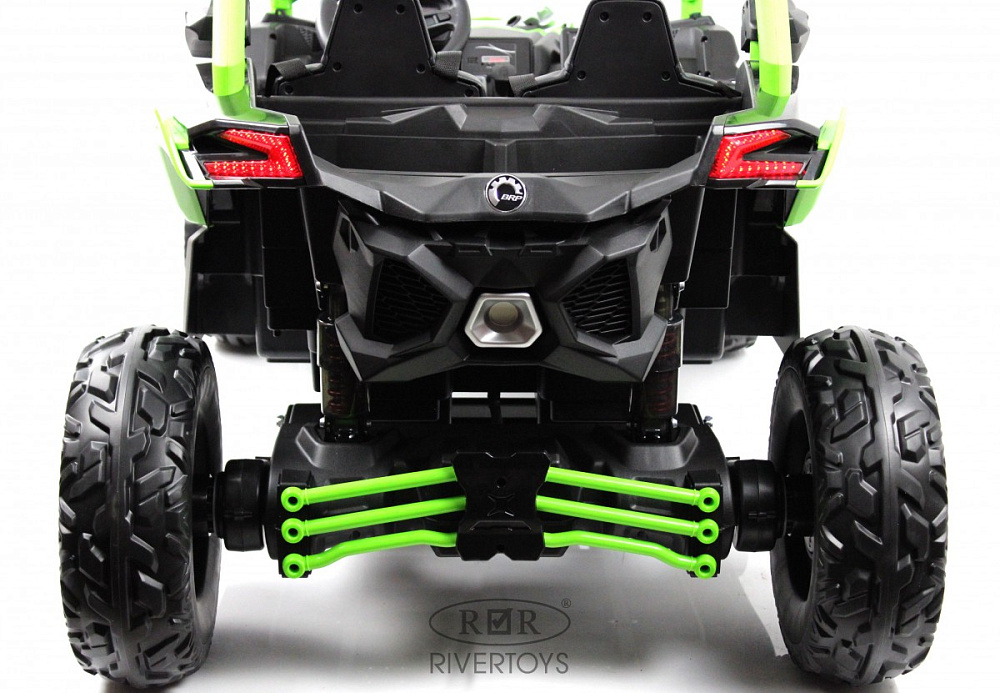 Детский электромобиль RiverToys BRP Can-Am Maverick Y111YY зеленый