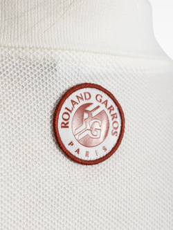 Женское поло Lacoste Roland Garros Club - белый