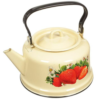 Чайник сталь, эмал, 3.5 л, ручк металл, Сиб товары, в асс, С2713.з*59/.П*59/*63/.в*59/3/П*79/П*105