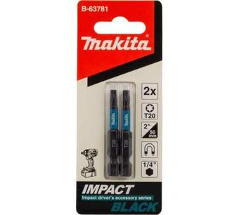 Насадка Impact Black (2 шт.; T20; 50 мм; E-form; MZ) Makita B-63781