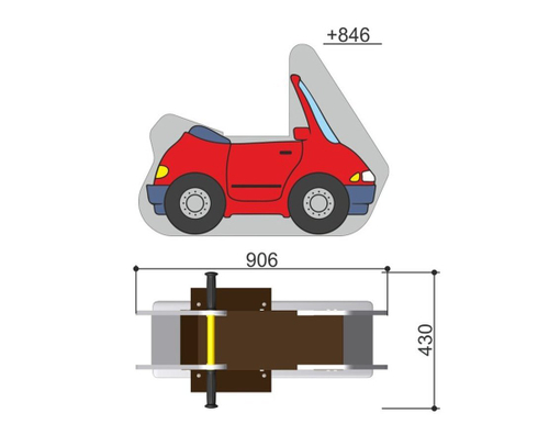Качалка на пружине Romana 108.33.00