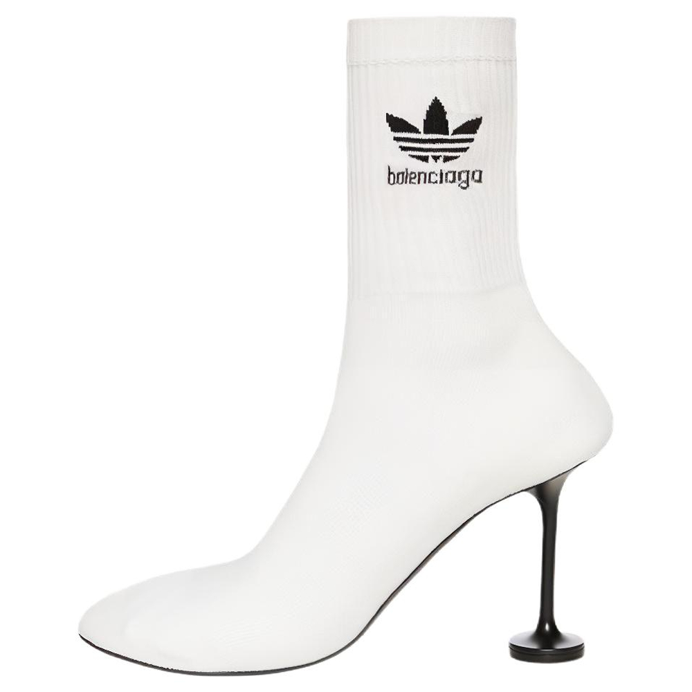 Adidas Originals x Balenciaga Fabric Ankle Boots 9cm Women"s White