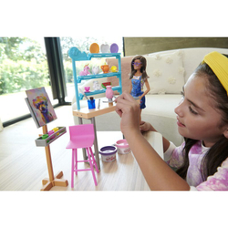 Кукла Mattel Barbie Творческая студия, с аксессуарами, HCM85