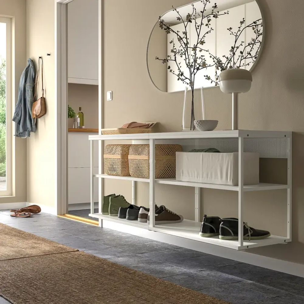 Стеллаж - IKEA PLATSA, 160х40х63 см, белый, ПЛАТСА ИКЕА