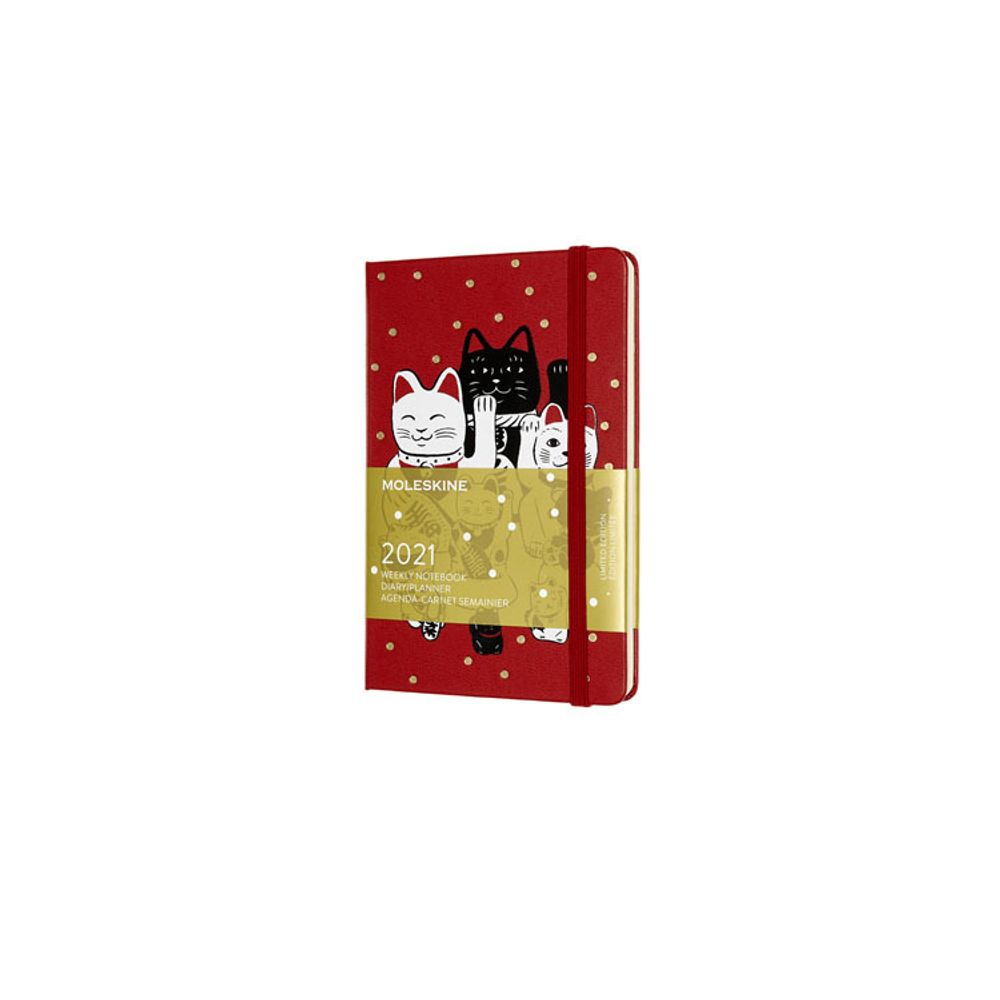 Еженедельник Moleskine Maneki Neko Pocket (DMN12WN2Y21)