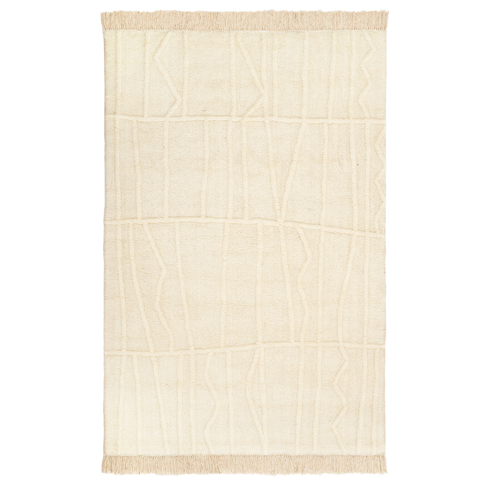 Ковер из новозеландской шерсти и хлопка raipur из коллекции ethnic, 120х180см