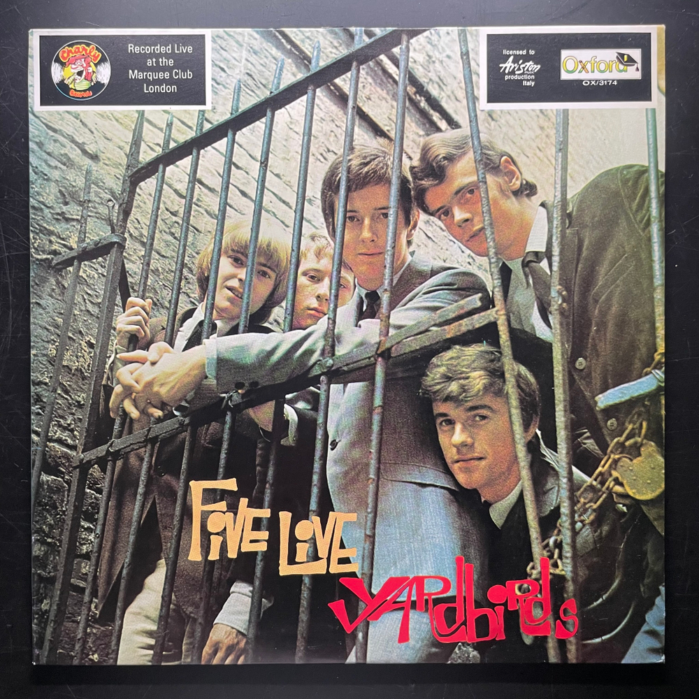 Yardbirds ‎– Five Live Yardbirds (Италия 1980г.)