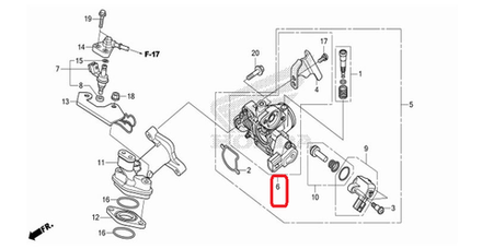 16410-K16-T01. BODY SET. Zoomer-X