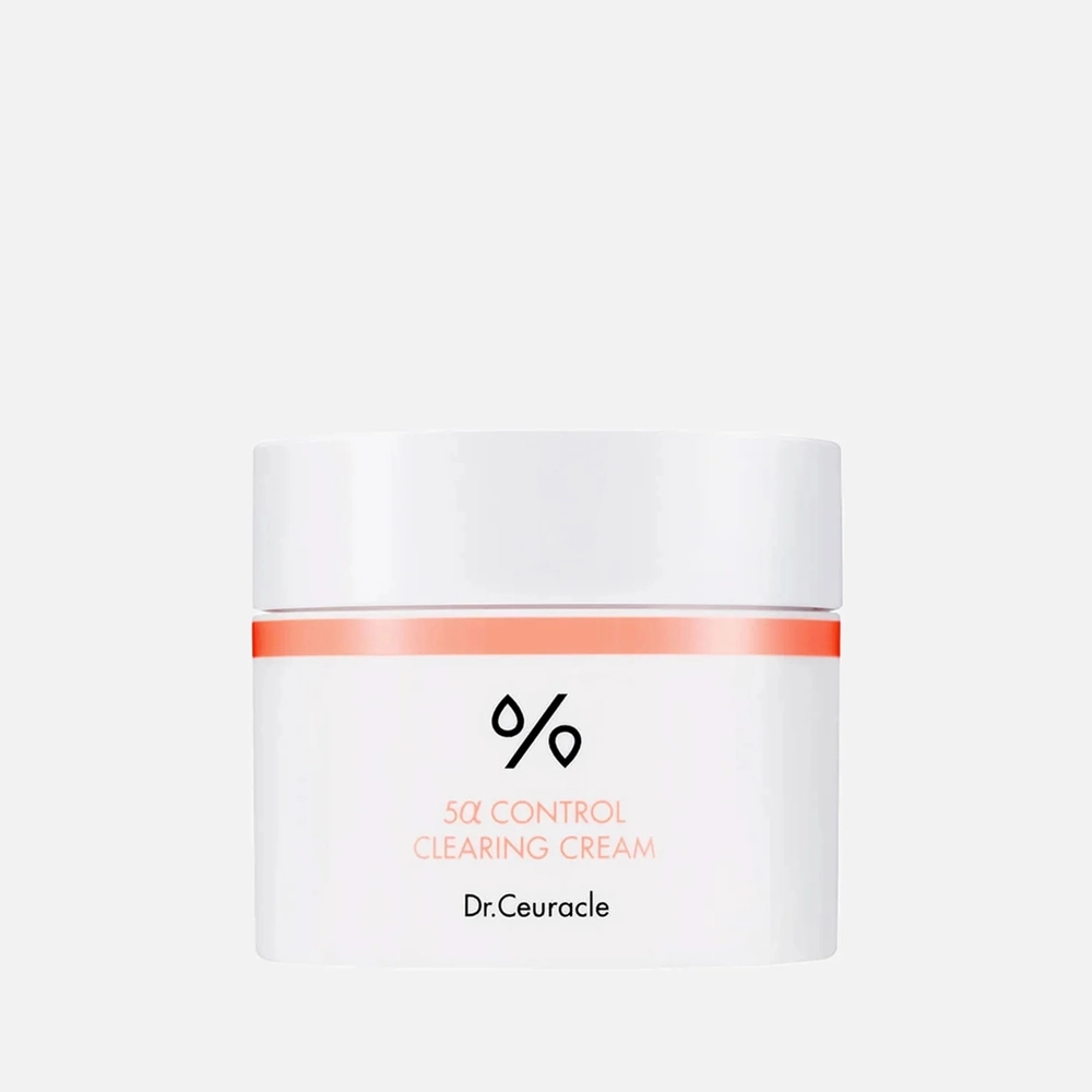 DR.CEURACLE 5α CONTROL CLEARING CREAM Лечебный крем для проблемной кожи с пробиотиками 50 мл
