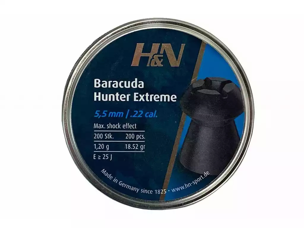 Пуля пневм. 5,5 H&N Baracuda Hunter Extreme, 1,21г, 200 шт/бан