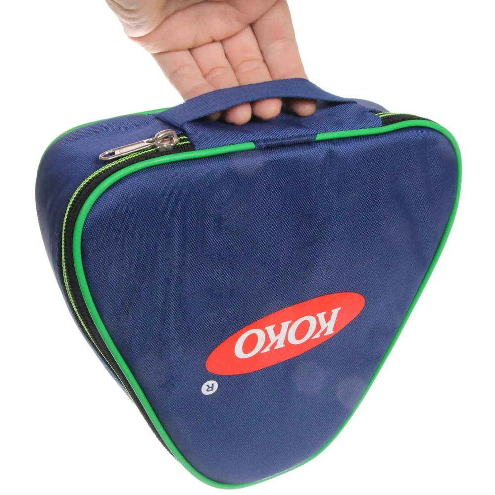 Набор Ланч-бокс 3шт 10*6см из нержавеющей стали с пластиковой крышкой в чехле