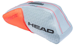 Сумка теннисная Head Radical 6R Combi - grey/orange