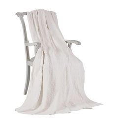 Покрывало простынь махровая ELIPS кремовый TIVOLYO HOME Турция