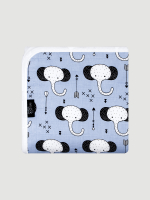 Муслиновое утеплённое одеяло Mjölk Слоники, уценка