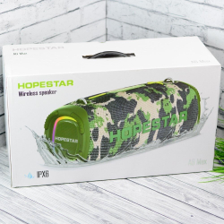 Портативная колонка Hopestar "A6 Max", 80вт,с микрофоном, Bluetooth, влагозащита IPX6