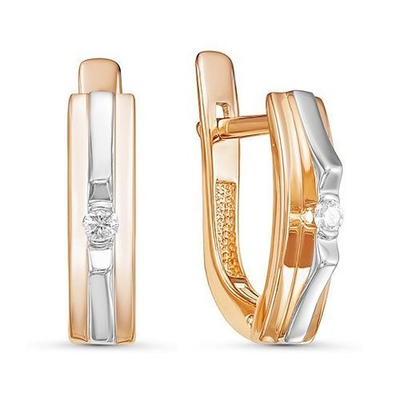 Серьги Au 585 (БР121146)