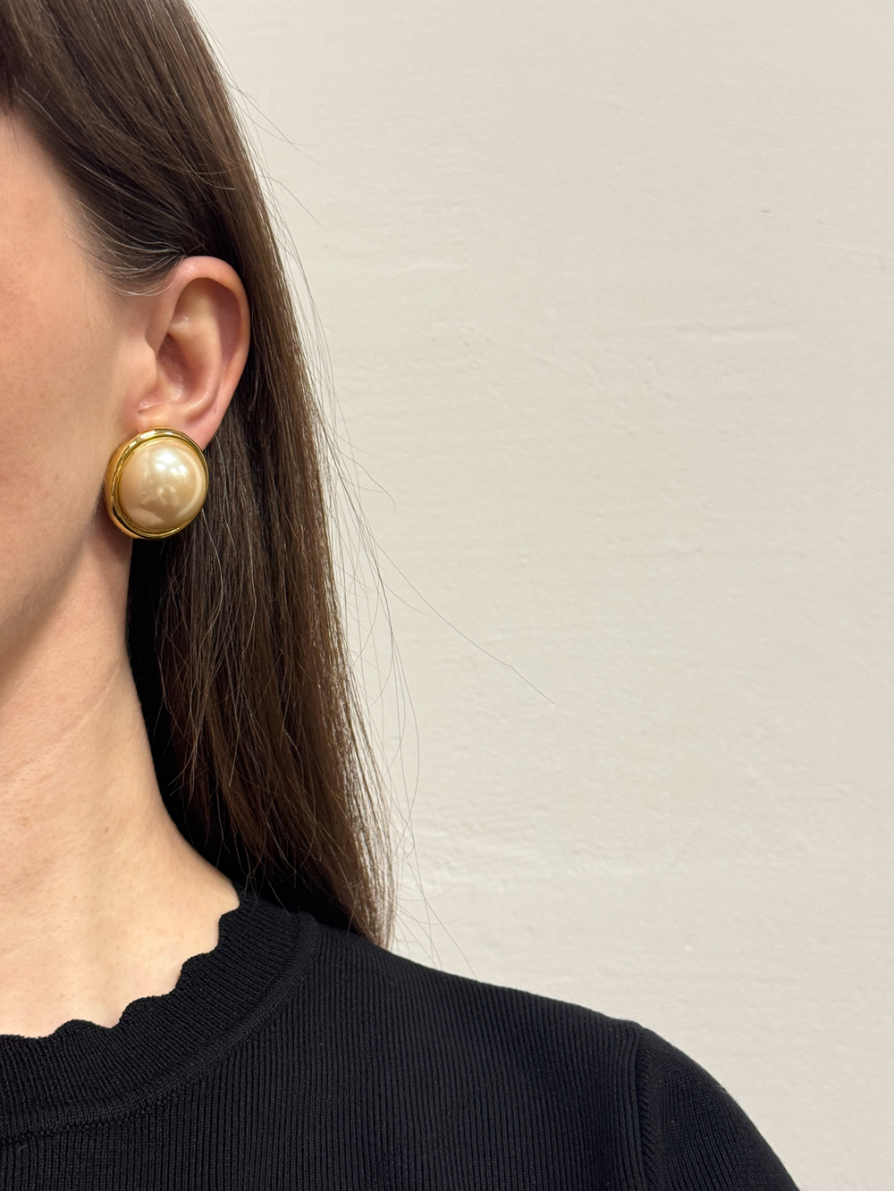 Клипсы с «жемчугом» Richelieu