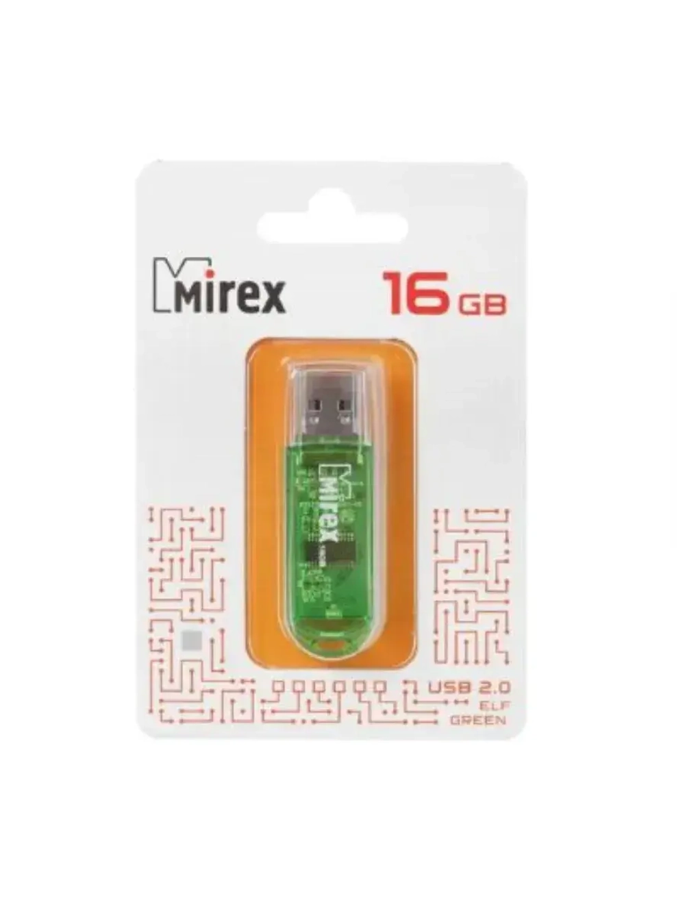 Память USB Flash 16 ГБ Elf 13600-FMUGRE16 GREEN