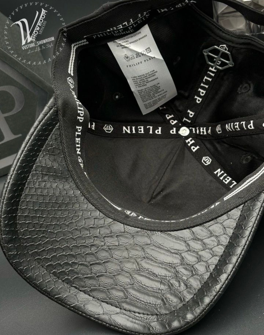 Бейсболка Philipp Plein Skull Bones премиум