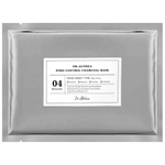 Черная тканевая маска с углем