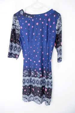 Платье разноцветное с принтом 48 размер