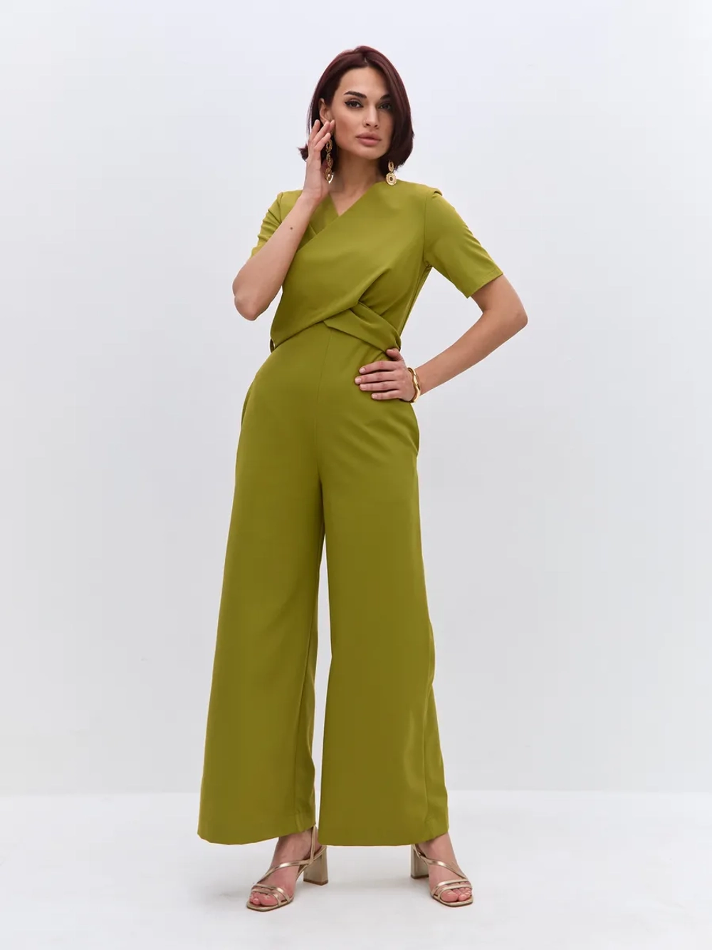 Комбинезон брючный вечерний праздничный