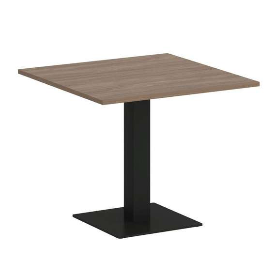 Onix Direct Стол квадратный O.SPRG-2 Дуб Аризона/Металл Черный 900*900*750