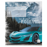 Тетрадь 18 л. BRAUBERG клетка обложка картон "SPORTS CAR" (40 штук в упаковке)