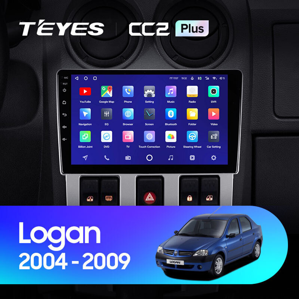 Teyes CC2 Plus 9" для Renault Logan 2004-2009