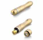 Классический золотистый вибратор Notabu - 12 см. (Цвет: золотистый)