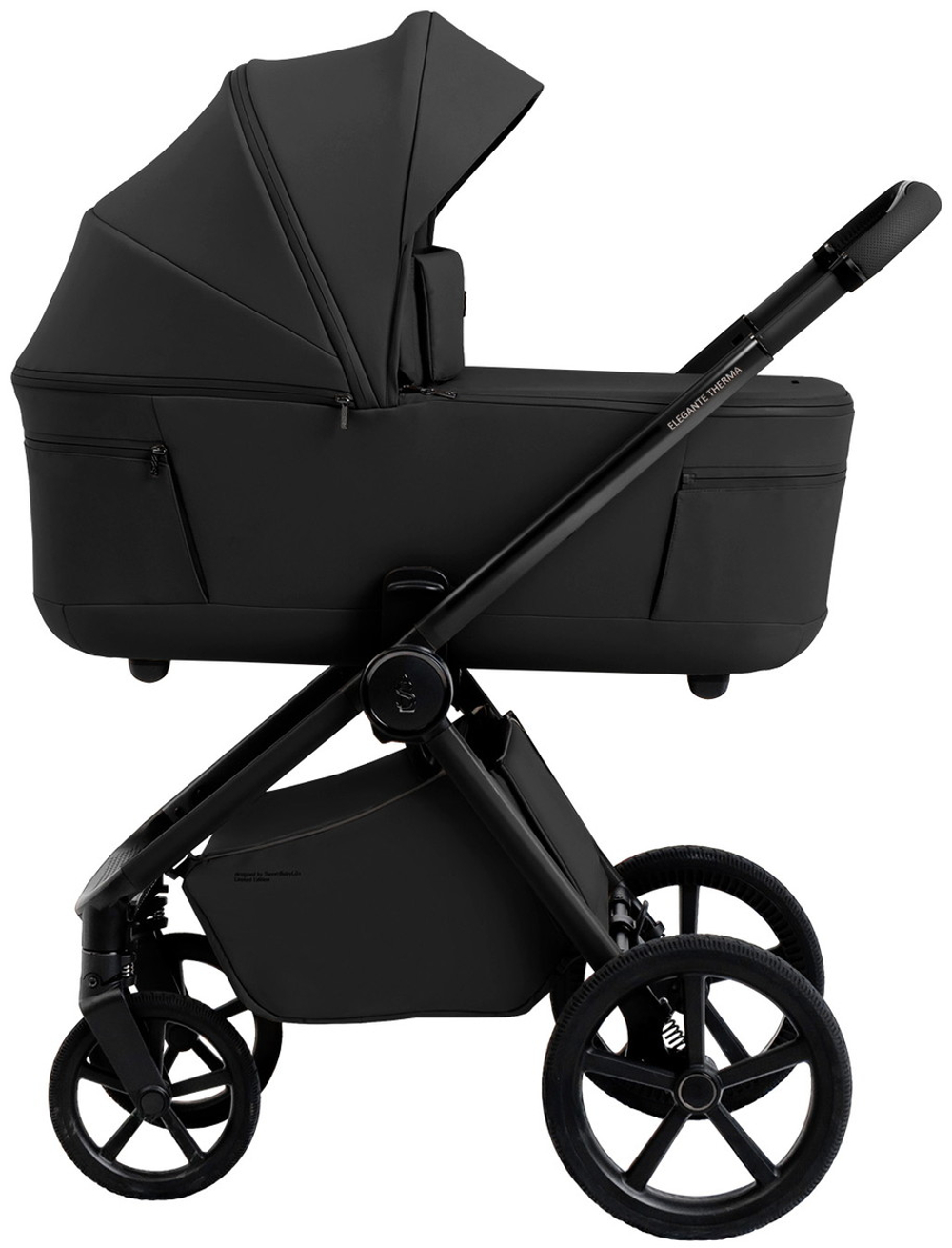 Коляска 3 в 1 Sweet Baby SBL Elegante Therma Colore + автокресло Premier Black Black