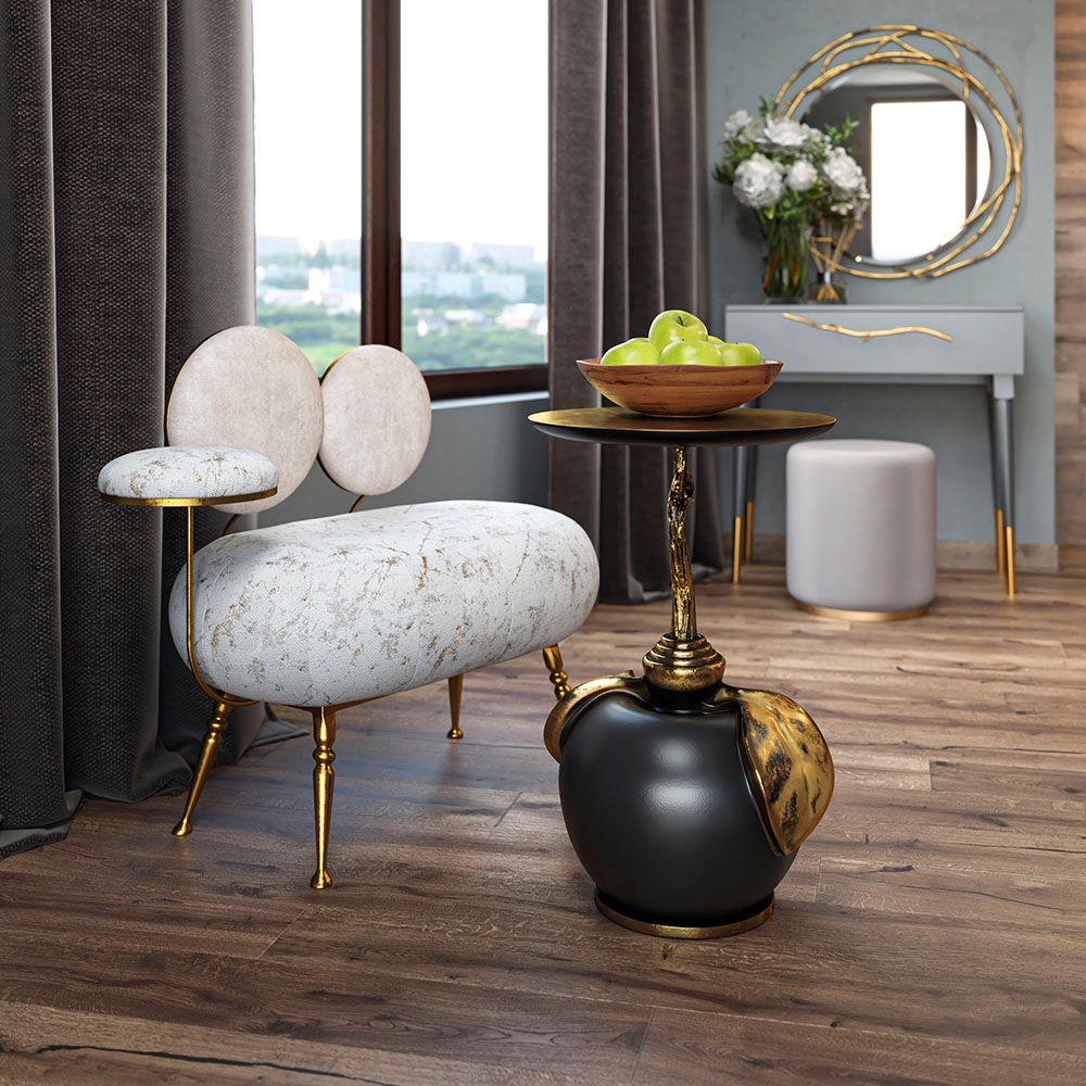 Консоль Арт Стайл Серый Амбер