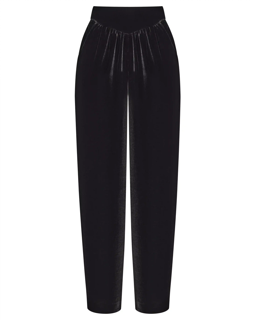 Naomi, брюки из черного бархата