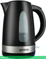 Электрочайник Gorenje K17BK черный/серебристый