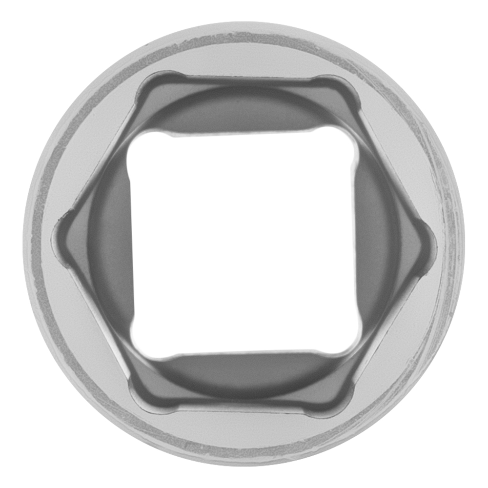 Головка торцевая, 19 мм, шестигранная, CrV, под квадрат 1/2 Stels 13830