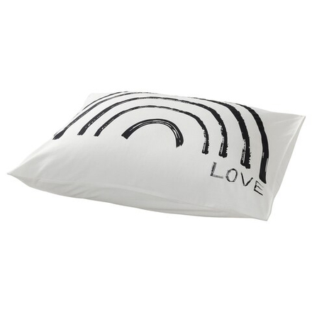 IKEA TAPETMAL  (ИКЕА ТАПЕТМАЛ)  -  Наволочка, белый/загар, 50x60 см