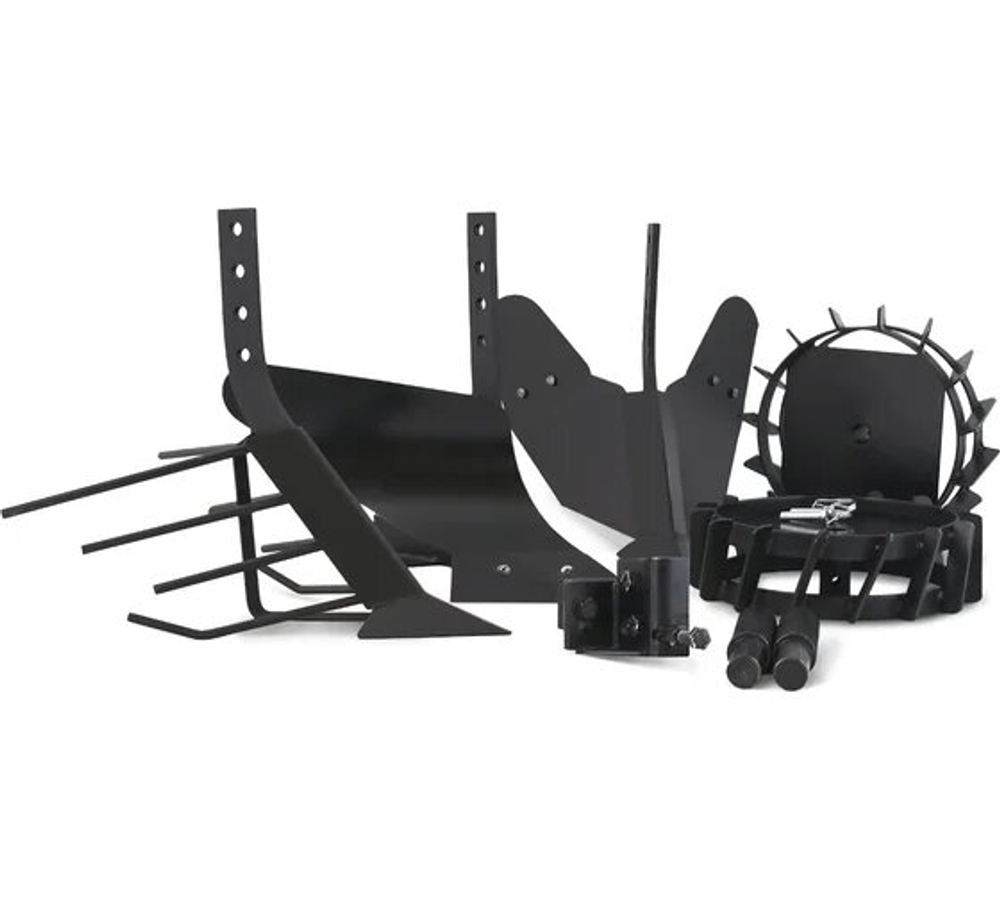 Комплект навесного об. МОБИЛ К МКМ-1Р окучник, плуг, два грунтозац. 32х95мм, картфвык., сцепка и удл