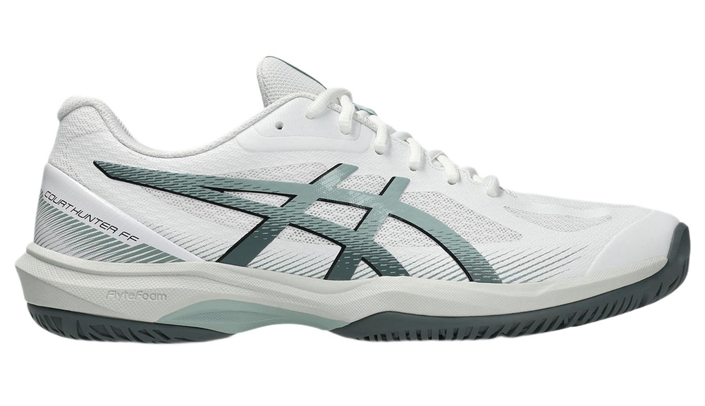 Мужские кроссовки для бадминтона/сквоша Asics Court Hunter FF - white/ocean haze